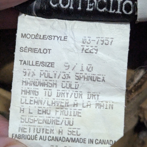 Vintage M Collection Women's Suede Mini Skirt Y2K Taupe Dark Academia - Picture 8 of 8